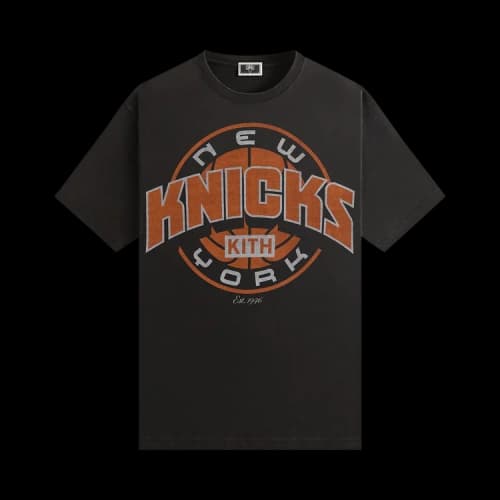 Kith For The New York Knicks Showtime Vintage Tee 'Black'