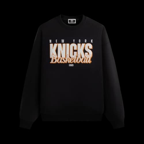 Kith For The New York Knicks Classic Vintage Nelson Crewneck 'Black'