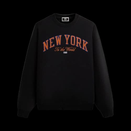 Kith For The New York Knicks Vintage Nelson Crewneck 'Black'