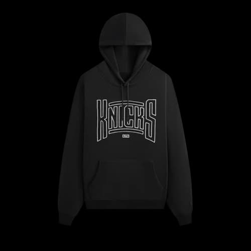 Kith For The New York Knicks Arched Vintage Nelson Hoodie 'Black'