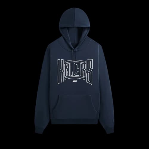 Kith For The New York Knicks Arched Vintage Nelson Hoodie 'Nocturnal'