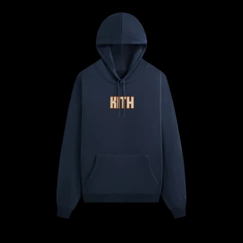 Kith For The New York Knicks Wingman Vintage Nelson Hoodie 'Nocturnal'