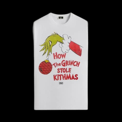 Kith x The Grinch Book Title Vintage Tee 'White'