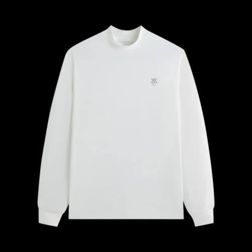 Kith Scratch Long-Sleeve Mock Neck 'White'