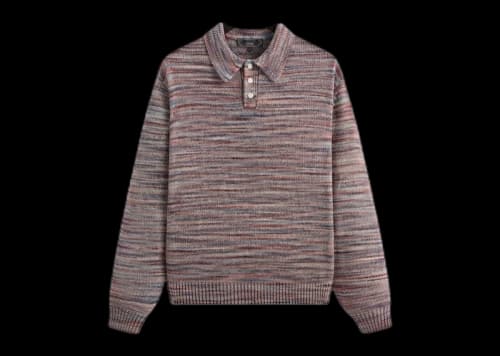 Kith Space Dye Harmon Rugby Pullover Dewberry