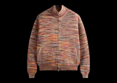Kith Space Dye Wyona Full Zip Sweater Fervor