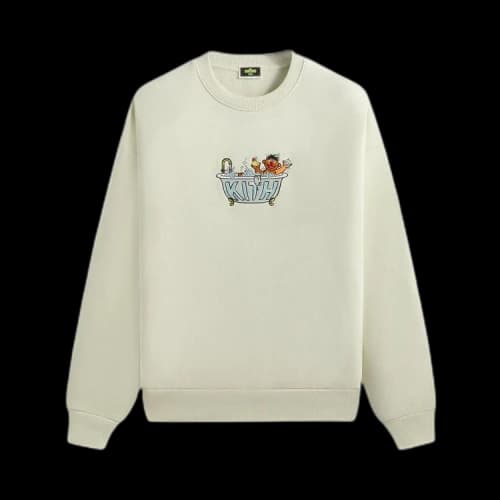 Kith x Sesame Street Ernie Nelson Crewneck 'Chalk'