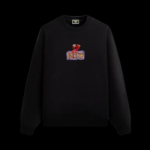 Kith x Sesame Street Elmo Nelson Crewneck 'Black'