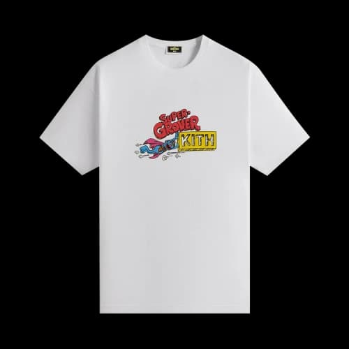 Kith x Sesame Street Super Grover Sketch Tee 'White'