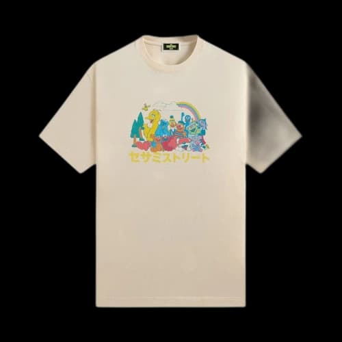 Kith x Sesame Street Camp Vintage Tee 'Waffle'