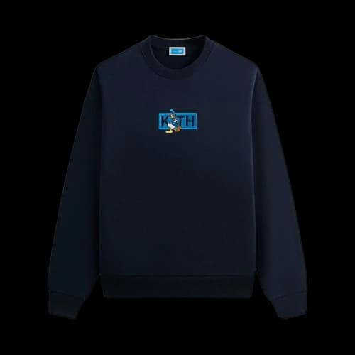 Kith x Disney Donald Duck Vintage Nelson Crewneck 'Nocturnal'