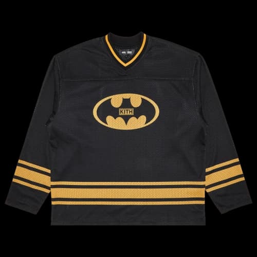 Kith x Batman Long-Sleeve Malik Jersey 'Black'