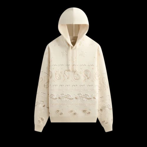 Kith & Kin Paisley Floral Williams Iii Hoodie 'Sandrift'