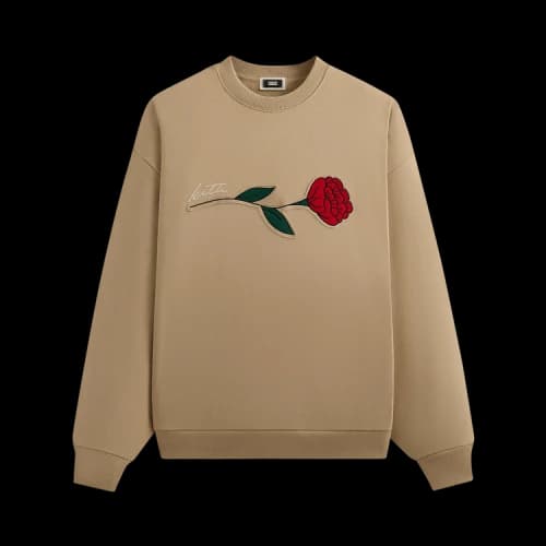 Kith Signature Rose Crewneck 'Canvas'