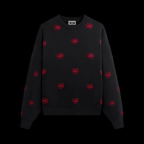 Kith Heart Nelson Crewneck 'Black'