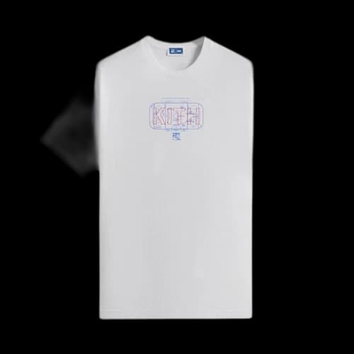 Kith x New York Rangers Rink Vintage Tee 'White'