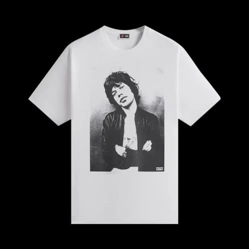 Kith For The Rolling Stones Mick Photo Vintage Tee 'White'