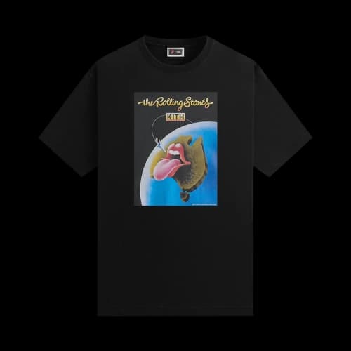 Kith For The Rolling Stones Australia 1973 Poster Tee 'Black'