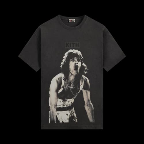 Kith For The Rolling Stones Mick Jagger Concert Photo Vintage Tee 'Black'