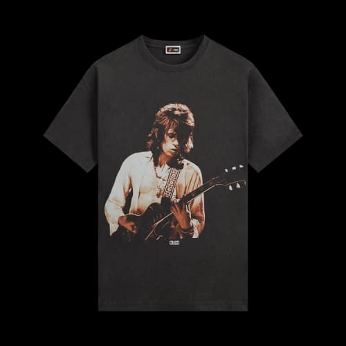 Kith For The Rolling Stones Keith Richards Concert Photo Vintage Tee 'Black'
