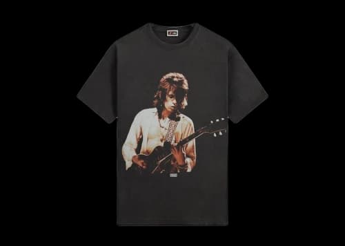 Kith x The Rolling Stones Keith Richards Concert Photo Vintage Tee Black