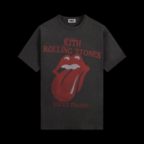 Kith For The Rolling Stones Sticky Fingers Vintage Tee 'Kindling'