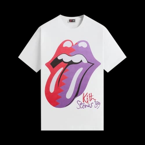 Kith For The Rolling Stones 1989 Tongue Vintage Tee 'White'