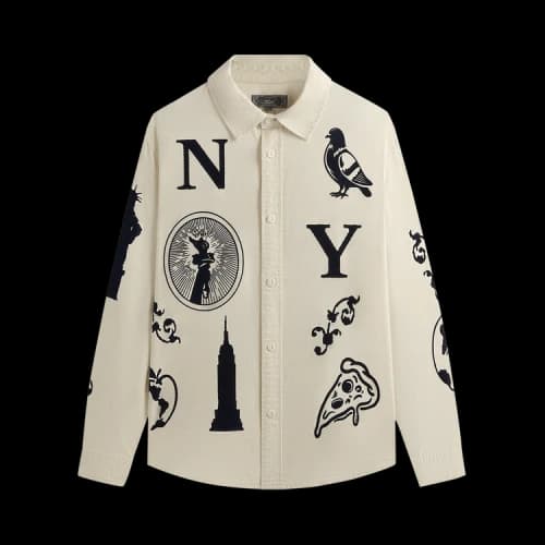 Kith Artisanal Ny Graphic Apollo Shirt 'Sandrift'