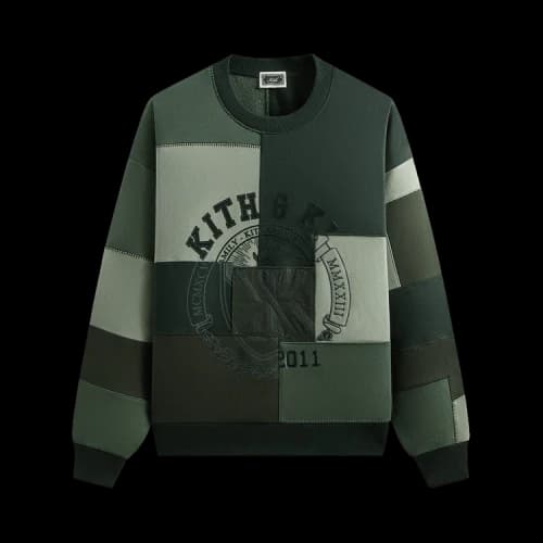 Kith Patchwork Fleece Nelson Crewneck 'Stadium'