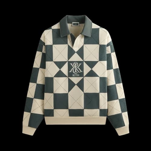 Kith Geo Quilted Nelson Rugby 'Sandrift'