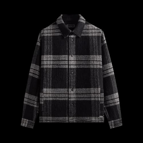 Kith Textured Plaid Isaiah Buttondown 'Black'