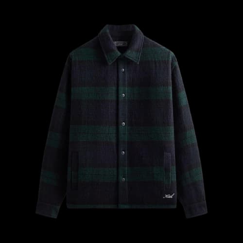 Kith Textured Plaid Isaiah Buttondown 'Stadium'