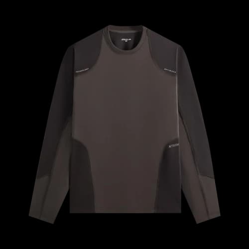 Kith Long-Sleeve Slate Pullover Shirt 'Kindling'
