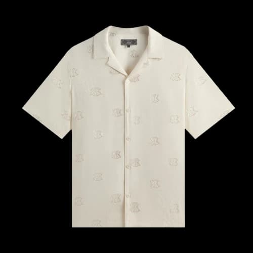 Kith Short-Sleeve Thompson Camp Collar Shirt 'Sandrift'