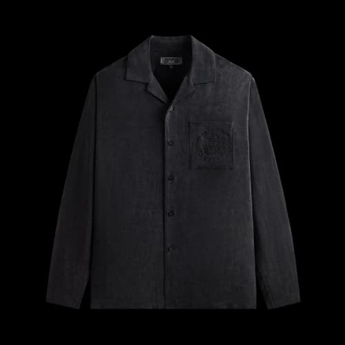 Kith Adonis Camp Collar Shirt 'Black'