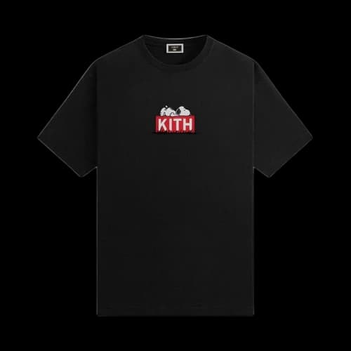 Kith For Peanuts Doghouse Classic Logo Tee 'Black'