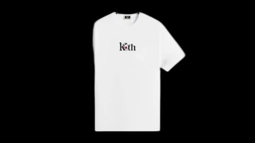 Kith x Peanuts Joe Cool Serif Tee White