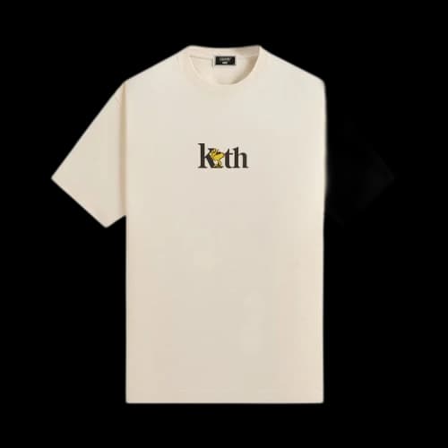 Kith For Peanuts Woodstock Serif Tee 'Sandrift'
