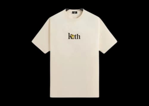 Kith x Peanuts Woodstock Serif Tee Sandrift