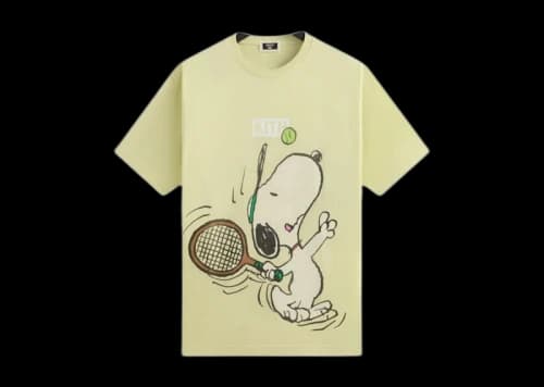 Kith x Peanuts Tennis Vintage Tee Cucumber