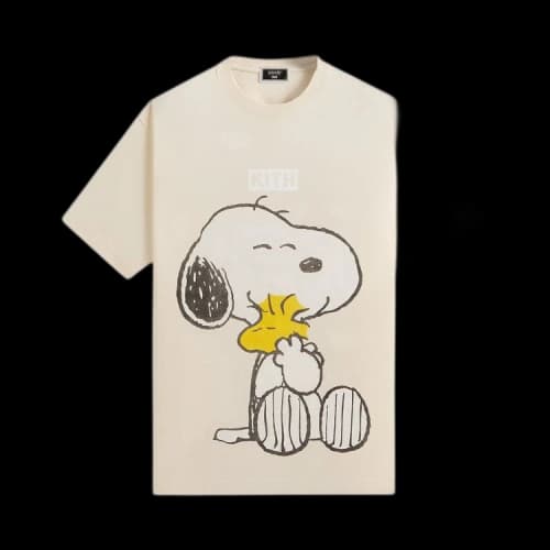 Kith For Peanuts Hug Vintage Tee 'Sandrift'
