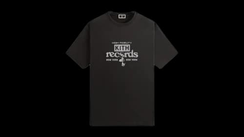 Kith x Peanuts High Fidelity Vintage Tee Black