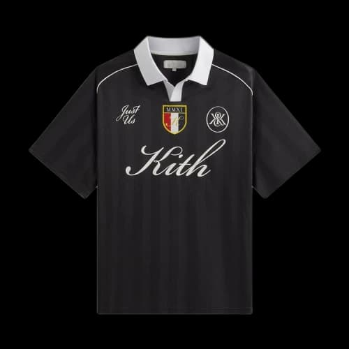 Kith Shadow Stripe Marcel Soccer Top 'Black'