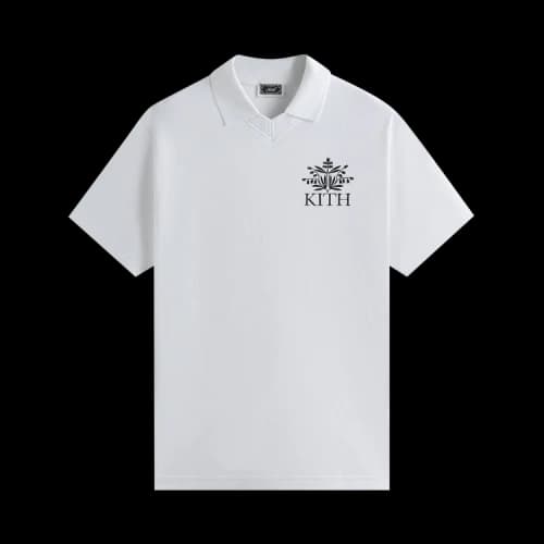 Kith Pique Short Sleeve Tap In Polo 'White'