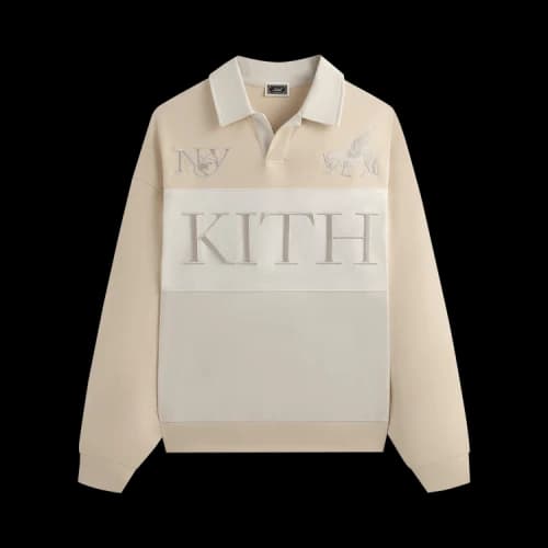 Kith Rugby Nelson Collared Pullover 'Veil'