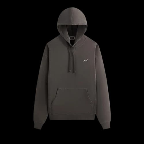 Kith Crystal Wash Interlock Williams Iii Hoodie 'Somber'
