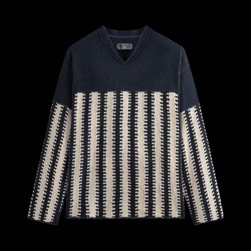 Kith Long-Sleeve Crochet Malik Jersey 'Nocturnal'