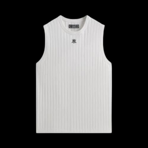 Kith Rhys Knit Stripe Vest 'White'