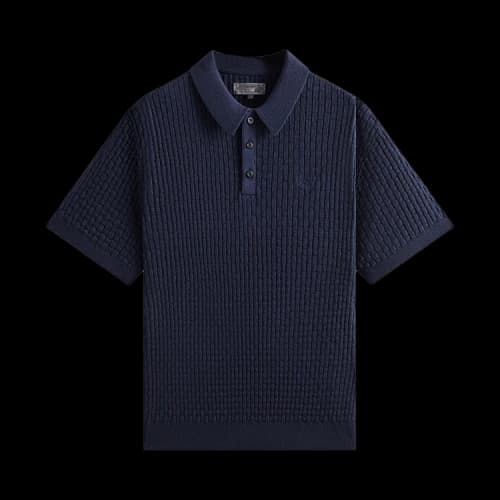 Kith Basketweave Tilden Polo 'Nocturnal'