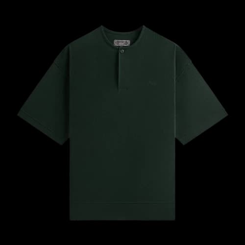 Kith Micro Waffle Short Sleeve Colby Pullover 'Stadium'